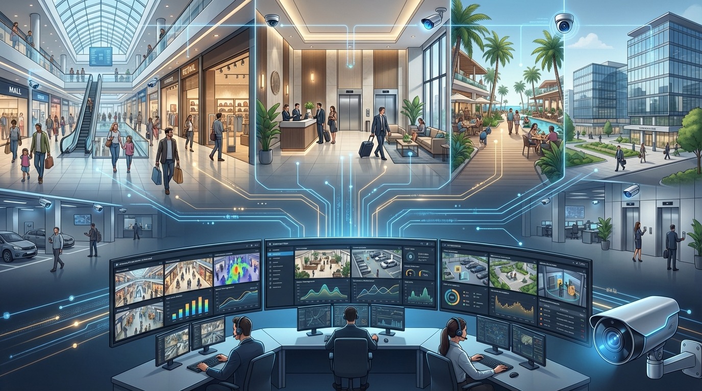 Provigil integrated surveillance solutions for commercial retail and hospitality — intelligent security infrastructure at scale