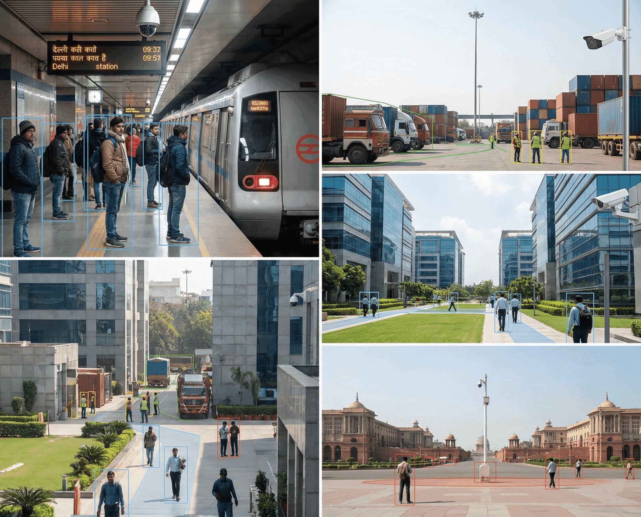 Provigil integrated surveillance solutions across metro transport commercial and public infrastructure environments in India