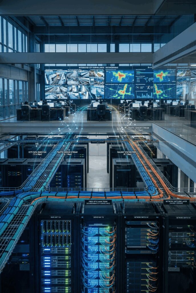 Provigil IT and network infrastructure implementation — digital backbone deployment for enterprise surveillance systems India