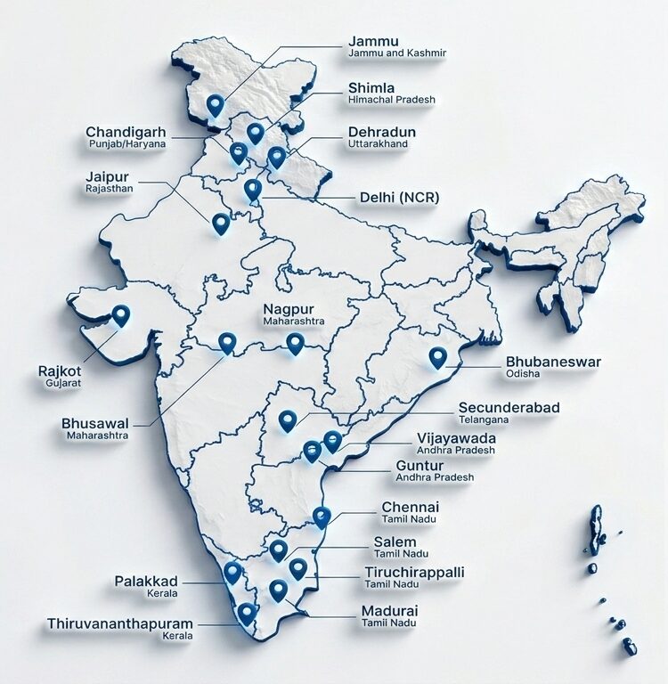 Provigil pan India system integration services — nationwide presence delivering integrated infrastructure solutions across key regions